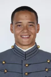 Elijah Chames has his head shot photo taken.