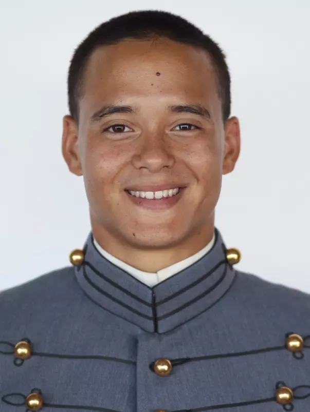 Elijah Chames has his head shot photo taken.
