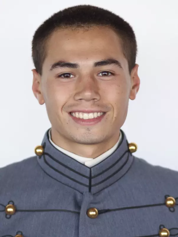 Jacob Schleiff has his head shot photo taken.