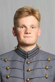 Adam Marshall has his 2026-27 headshot photo taken.