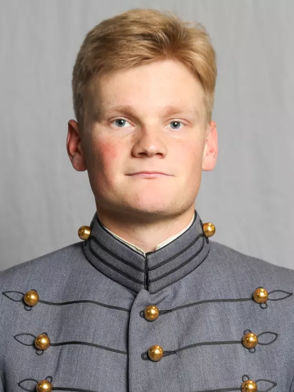 Adam Marshall has his 2026-27 headshot photo taken.