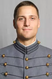 Alex Bosland has his 2026-27 headshot photo taken.