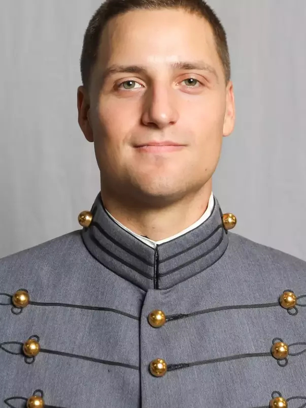 Alex Bosland has his 2026-27 headshot photo taken.