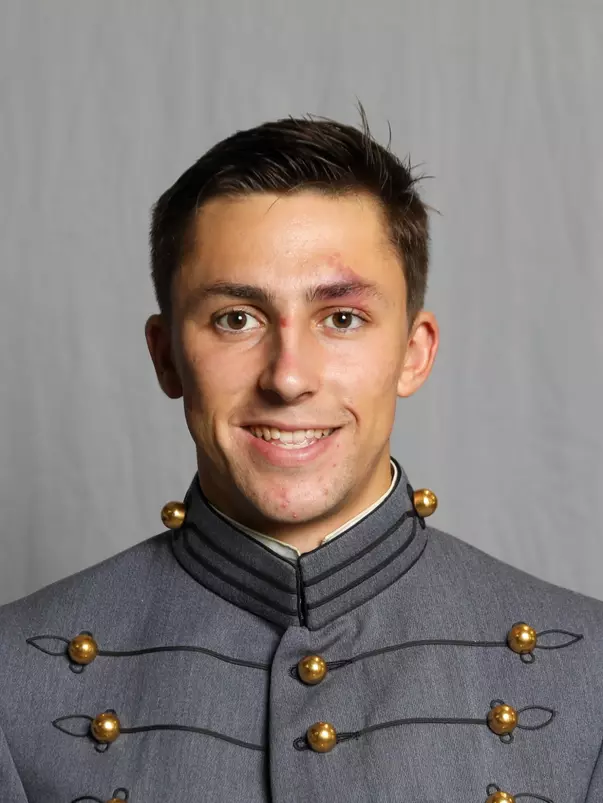 Billy Batten has his 2026-27 headshot photo taken.