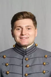 Brock Jones has his 2026-27 headshot photo taken.