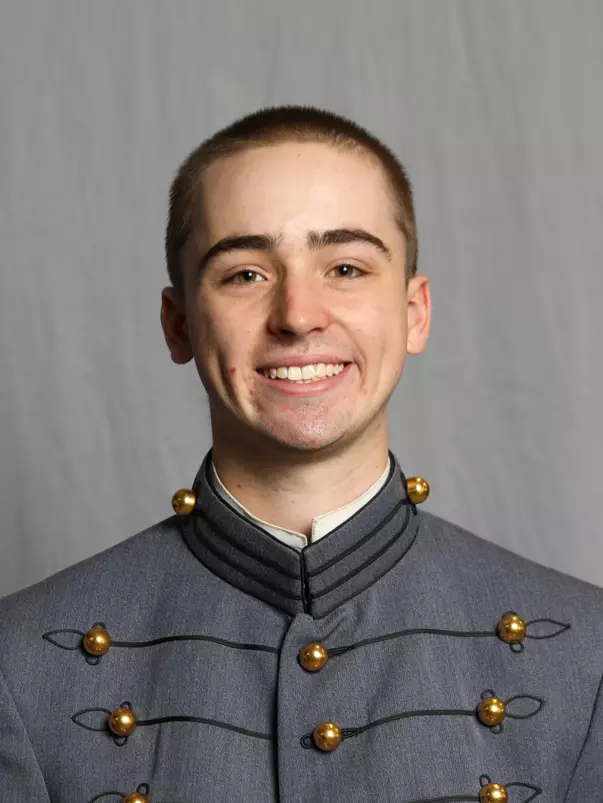 Connor Jalbert has his 2026-27 headshot photo taken.