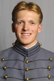 Dylan Wegner has his 2026-27 headshot photo taken.
