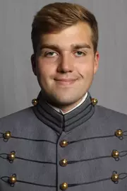 Gus Holt has his 2026-27 headshot photo taken.