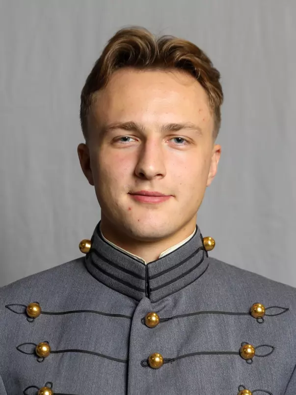 Jacob Ligi has his 2026-27 headshot photo taken.