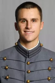 Kellen Murphy has his 2026-27 headshot photo taken.
