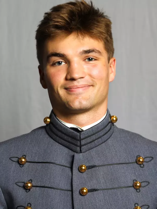 Liam Chapman has his 2026-27 headshot photo taken.