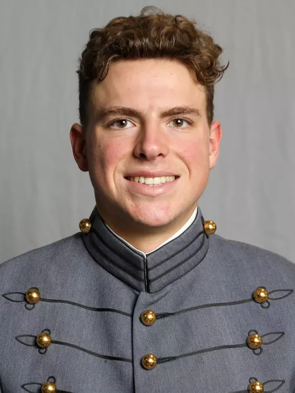 Lukas McCloskey has his 2026-27 headshot photo taken.