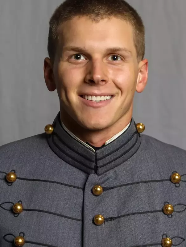 Owen Crudale has his 2026-27 headshot photo taken.