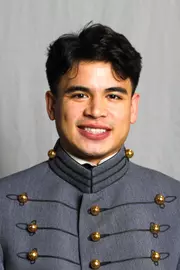 Pierce Patterson has his 2026-27 headshot photo taken.