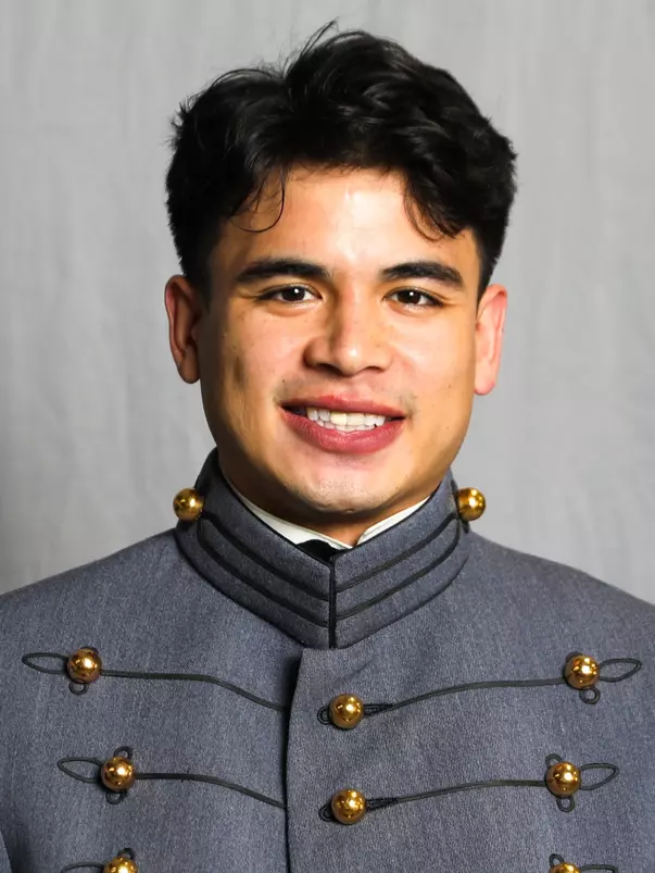 Pierce Patterson has his 2026-27 headshot photo taken.