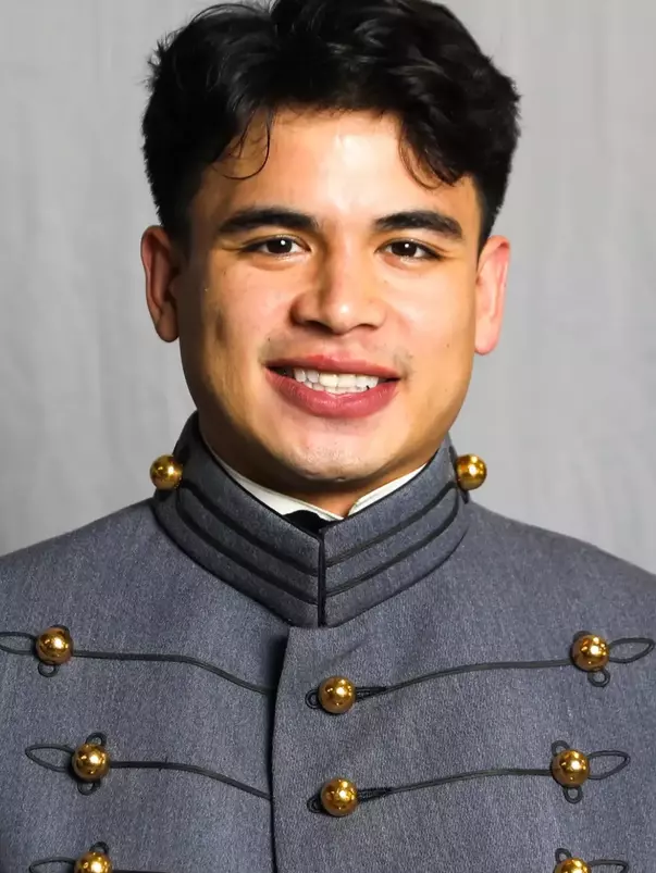 Pierce Patterson has his 2026-27 headshot photo taken.