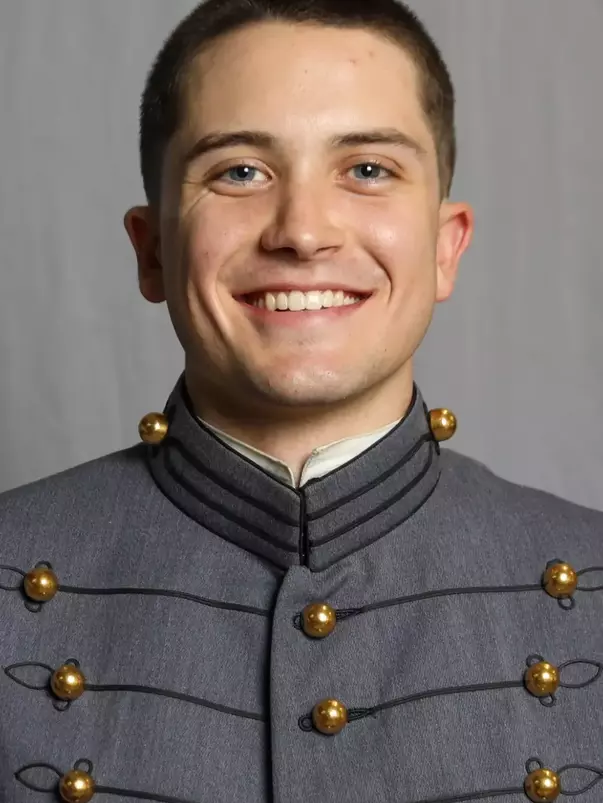 Thomas Quast has his 2026-27 headshot photo taken.