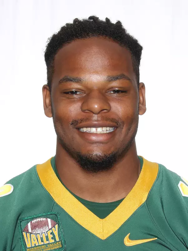 North Dakota State University football headshots. Photo by Carrie Snyder