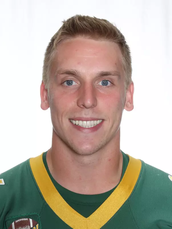 North Dakota State University football headshots. Photo by Carrie Snyder