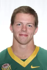 North Dakota State University football headshots. Photo by Carrie Snyder
