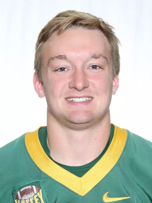 North Dakota State University football headshots. Photo by Carrie Snyder