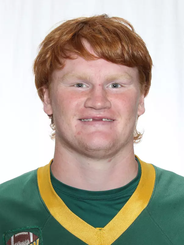 North Dakota State University football headshots. Photo by Carrie Snyder