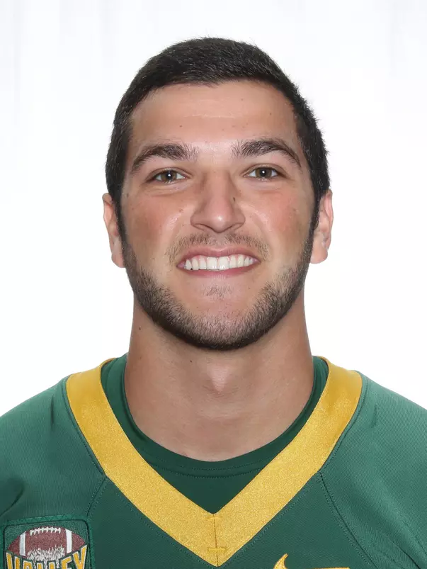 North Dakota State University football headshots. Photo by Carrie Snyder
