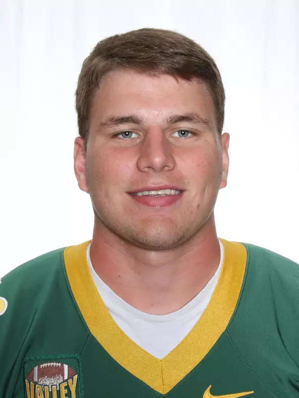 North Dakota State University football headshots. Photo by Carrie Snyder