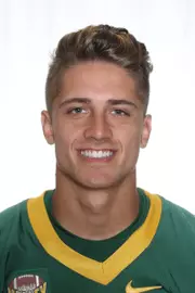 North Dakota State University football headshots. Photo by Carrie Snyder