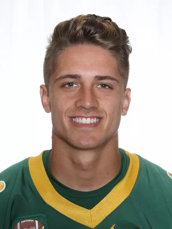 North Dakota State University football headshots. Photo by Carrie Snyder