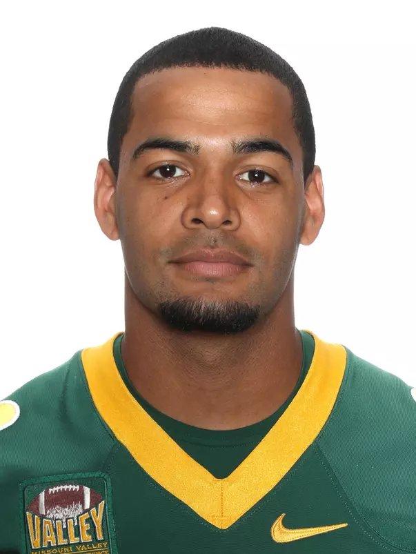 North Dakota State University football headshots. Photo by Carrie Snyder