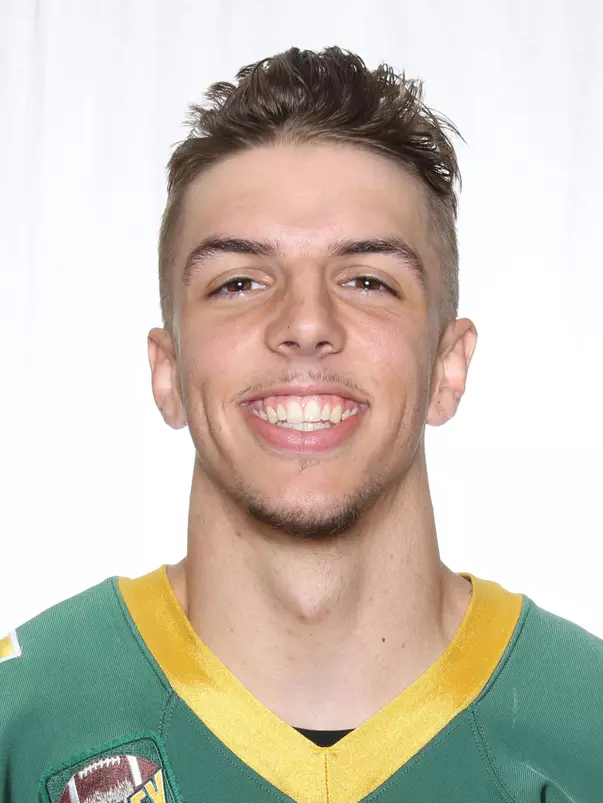 North Dakota State University football headshots. Photo by Carrie Snyder