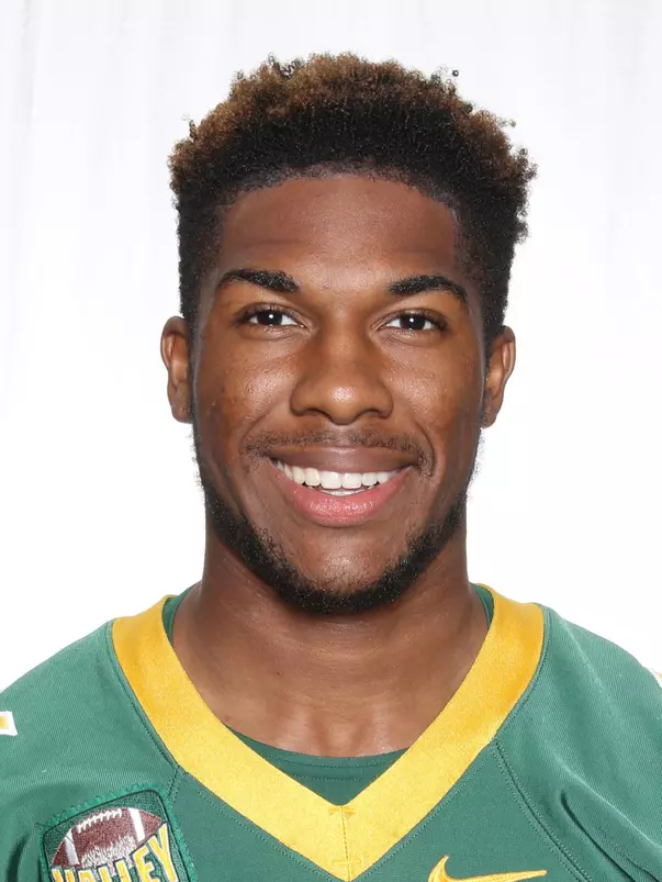 North Dakota State University football headshots. Photo by Carrie Snyder