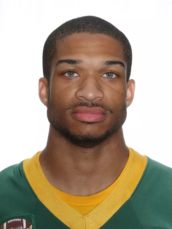 North Dakota State University football headshots. Photo by Carrie Snyder