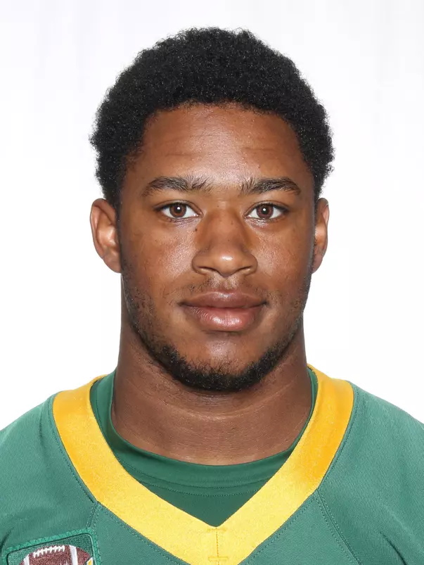 North Dakota State University football headshots. Photo by Carrie Snyder