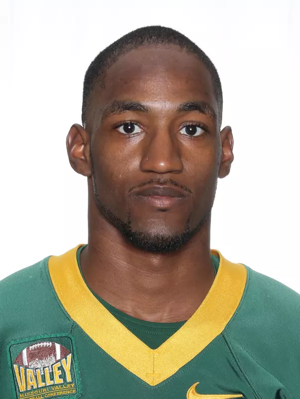North Dakota State University football headshots. Photo by Carrie Snyder