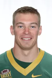 North Dakota State University football headshots. Photo by Carrie Snyder