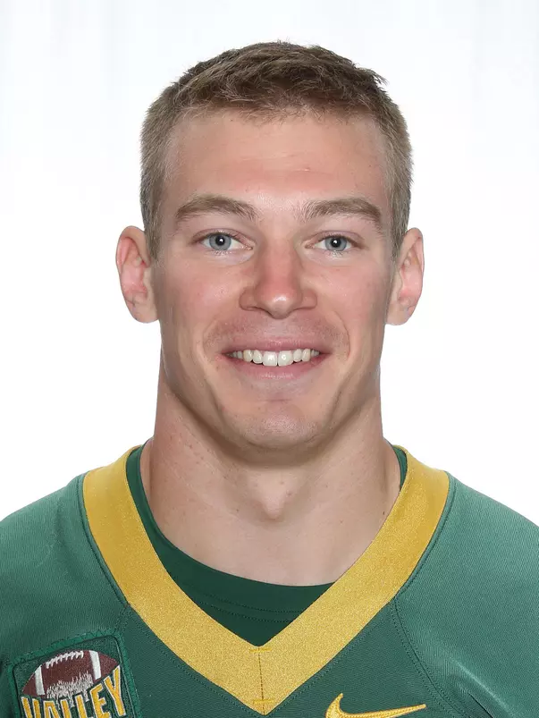 North Dakota State University football headshots. Photo by Carrie Snyder