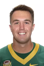 North Dakota State University football headshots. Photo by Carrie Snyder