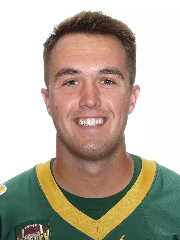 North Dakota State University football headshots. Photo by Carrie Snyder