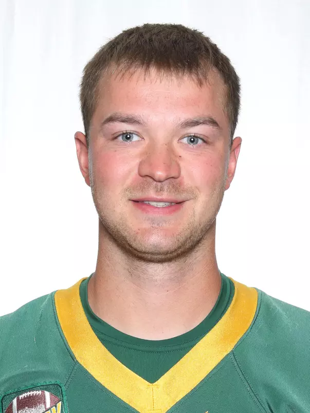 North Dakota State University football headshots. Photo by Carrie Snyder