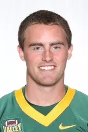 North Dakota State University football headshots. Photo by Carrie Snyder