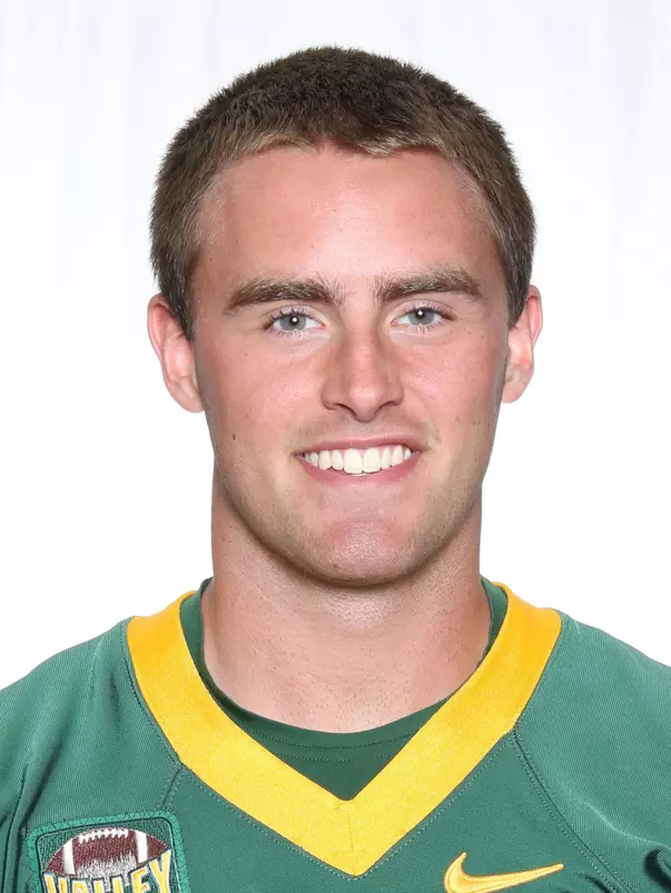North Dakota State University football headshots. Photo by Carrie Snyder