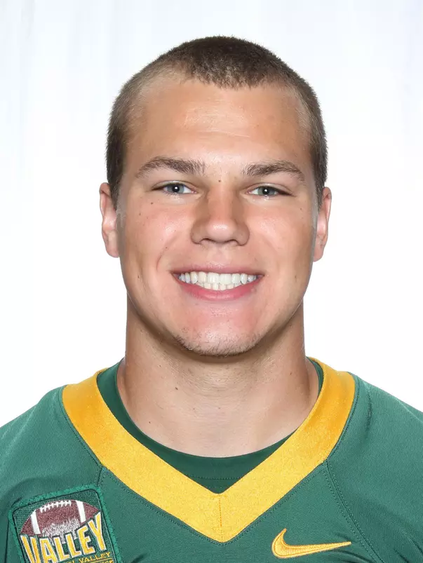 North Dakota State University football headshots. Photo by Carrie Snyder