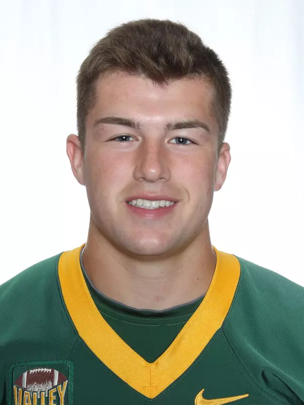 North Dakota State University football headshots. Photo by Carrie Snyder
