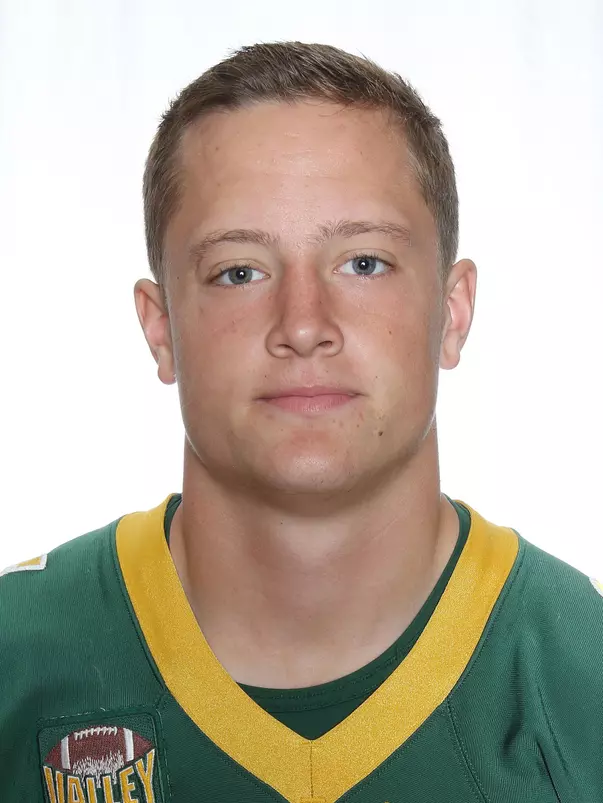 North Dakota State University football headshots. Photo by Carrie Snyder