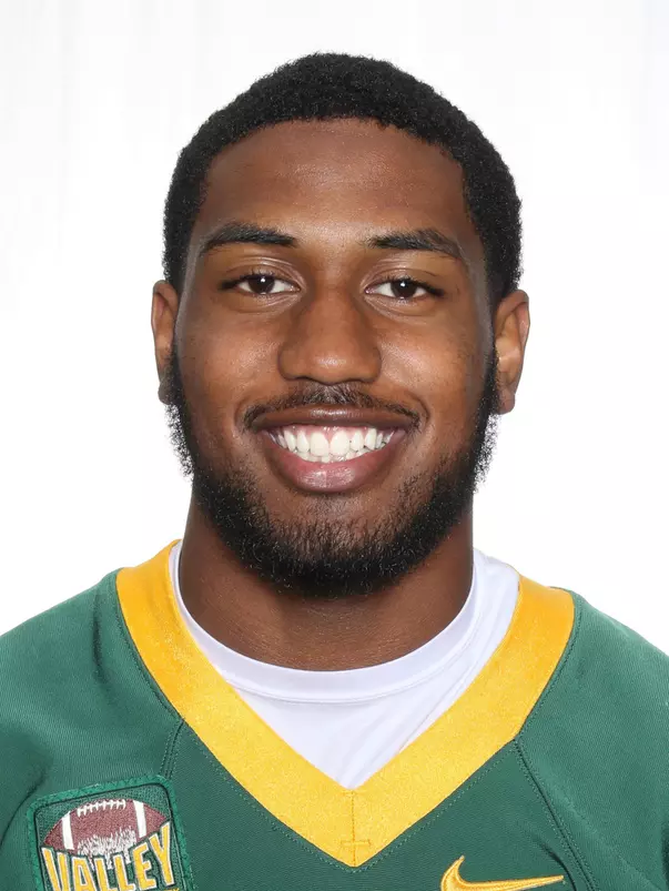 North Dakota State University football headshots. Photo by Carrie Snyder