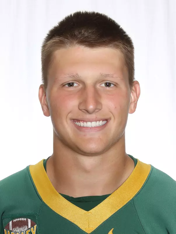 North Dakota State University football headshots. Photo by Carrie Snyder