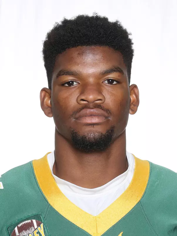 North Dakota State University football headshots. Photo by Carrie Snyder
