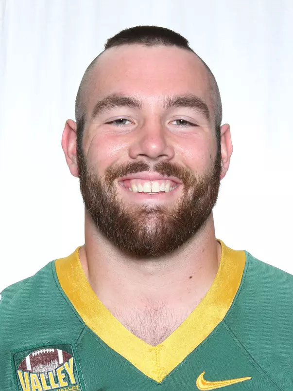North Dakota State University football headshots. Photo by Carrie Snyder